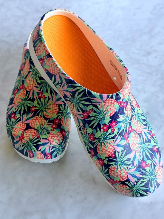 Dansko Shoes - NEW!  Dansko Women's Kane Pineapples Backless Clogs:  Size 40